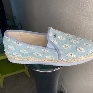 Hasting : slip on denim glitter